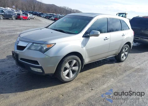 2012 Acura Mdx Technology Package z USA, uszkodzony, nr VIN 2HNYD2H36CH549360